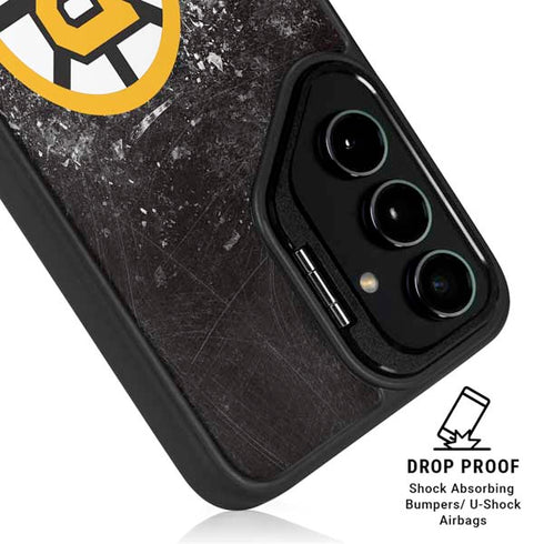 NHL Boston Bruins Iced Galaxy S25 Kickstand Case